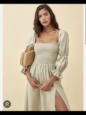 Reformation Hyland linen dress